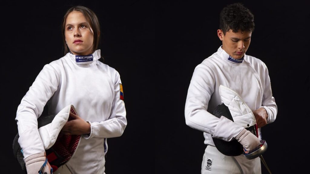 Los hermanos Naranjo representarán a Ecuador en la Copa Élite Nacional de Esgrima en Bogotá