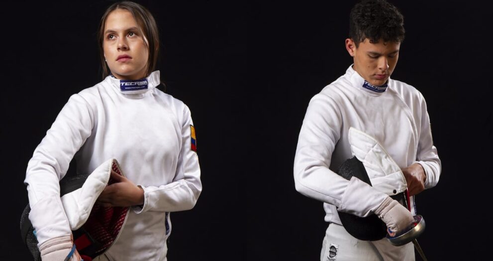 Los hermanos Naranjo representarán a Ecuador en la Copa Élite Nacional de Esgrima en Bogotá